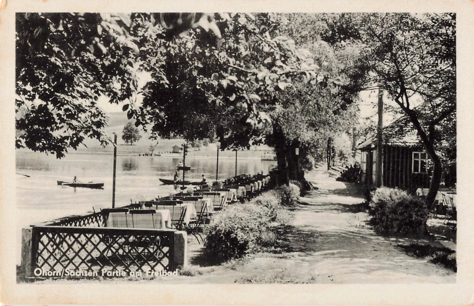 Historische Postkarte aus der Chronik der Buschmühle